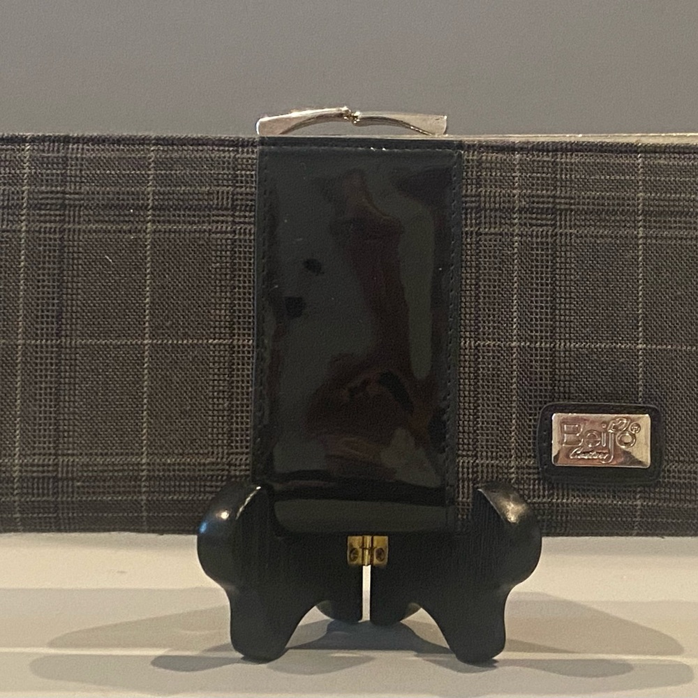 Black Patent Leather Wallet